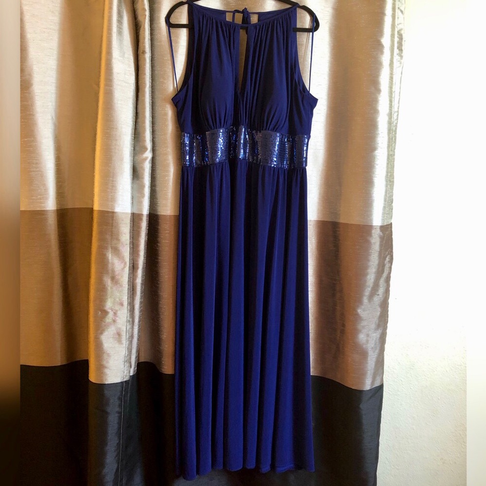 Plus size maxi evening dress
